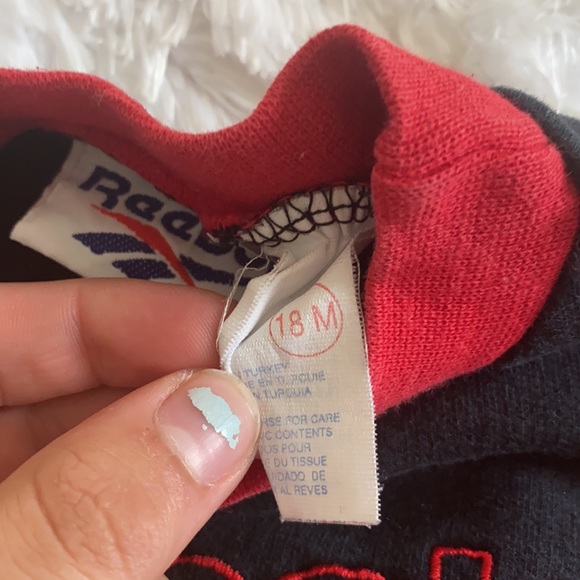 Vintage 90s Reebok color block baby sweater - Picture 3 of 5